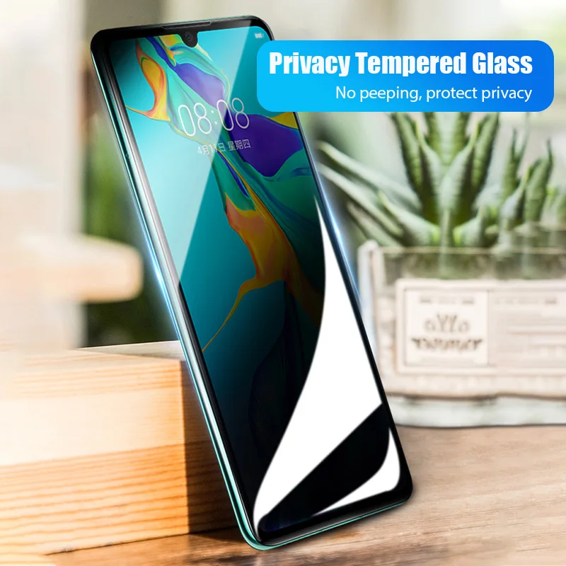 Privacy Screen Protector for Huawei Y9 Y7 Y6S Y5 Prime 2019 Anti Spy Tempered Glass For Huawei Y9a Y9S Y8S Y8p Y7a Y7p Y6p Y5p phone screen guard