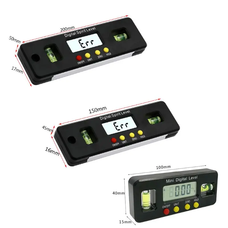 Mini Digital Protractor Angle Finder Inclinometer Electronic Level with