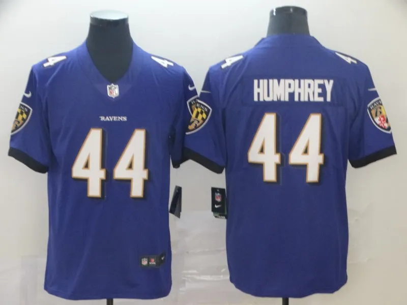 1 Мужская футболка Marlon Humphrey Baltimore#44 Ravens - Цвет: 1