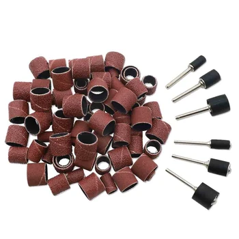 

ELEG-238 Sand Drum Sanding Kits with 270 Pieces Sanding Band Sleeves and 12 Drum Mandrels for Dremel Rotary Tools