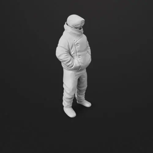 1/20 масштаб Science fiction Future World Citizen миниатюрная статическая Изысканная модель