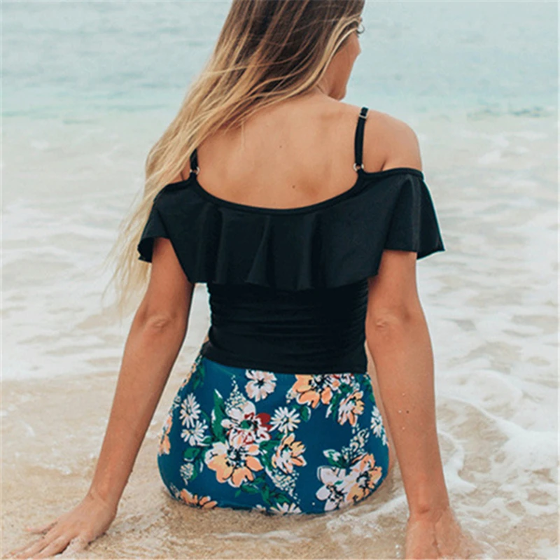 Women High Waist Swimwear Ruffles Swimsuit Bikinis Female Bathing Suits Summer Beach Bikinis Women Swimming Suit S-XL Brazilian Women High Waist Swimwear Ruffles Swimsuit Bikinis Female Bathing Suits Summer Beach Bikinis Women Swimming Suit S-XL Brazilian