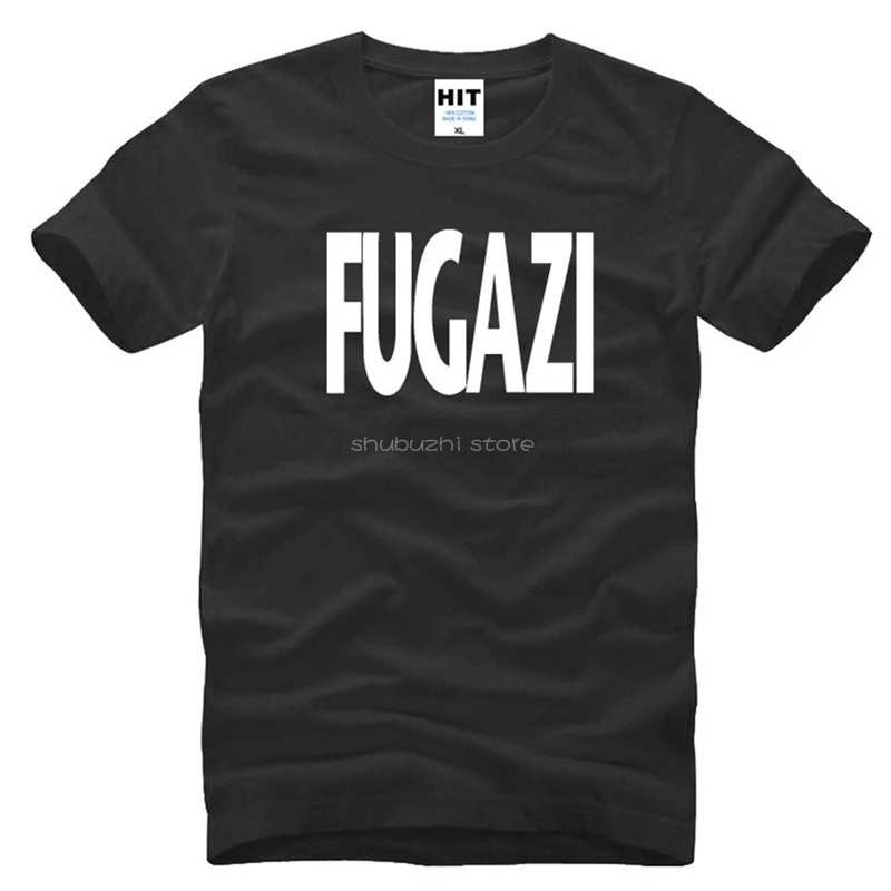 Shubuzhi новые Fugazi футболки мужские рок группа Мужская футболка хэви метал панк Поп