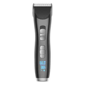 

Electric hair clipper L16 with charging base professional electric clipper intelligent LCD shaver USB rechargeable