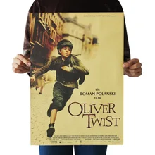 Оливер Твист Ретро Английский Kraftpaper фотоплакат в спальню кафе домашние декоративные наклейки