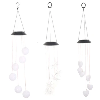 

Solar Color Changing LED Butterfly Wind Chimes Garden Hanging Light Lamp Decor