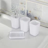 Bathroom Accessories 4Pcs/Set Bathroom Gadgets Soap Dispenser Cup Soap Dish Toothbrush Holder ► Photo 2/6