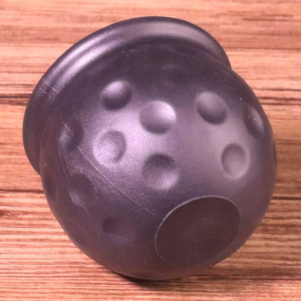 50mm Black Tow Bar Ball Cover Protective Cap Towing Hitch Caravan Black Trailer Towball Protector Cap Trailer Ball Head Cover (6)