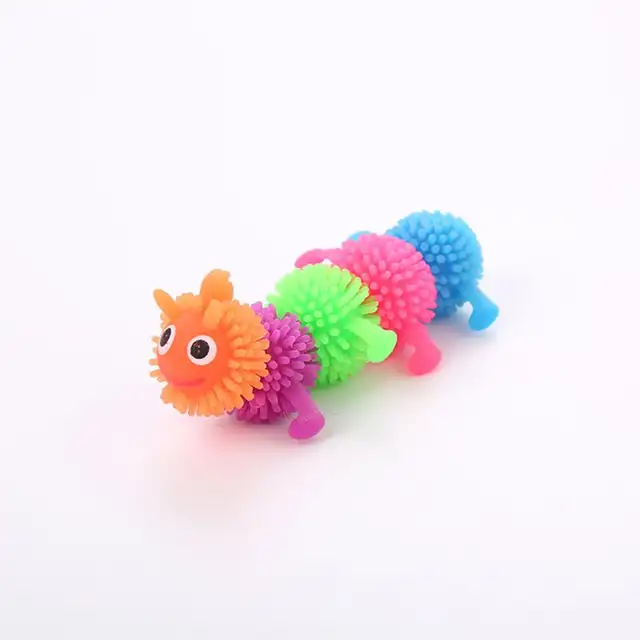 rubber caterpillar toy