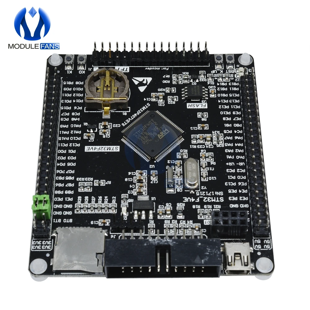 STM32F407VET6 макетная плата Cortex-M4 STM32 минимальная система обучения ARM Core STM модуль Слот для sd-карт