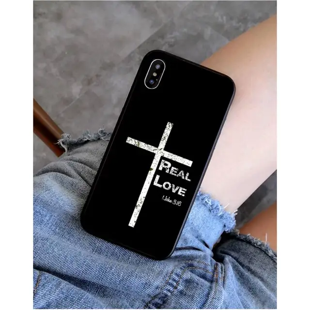 MaiYaCa Cross christian bible quotes verse jesus Customer Phone Case for iPhone 11 pro XS MAX 8 7 6 6S Plus X 5 5S SE XR SE2020 a16