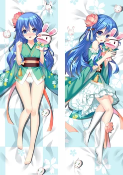 

2020-February update Anime DATE A LIVE Hermit Tokisaki Kurumi Hugging Body Pillow Cover Dakimakura body Pillow case