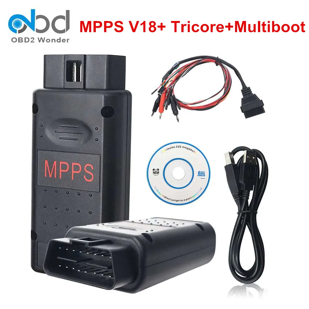 Новейший MPPS V18 Авто ECU чип тюнинговый инструмент MPPS V18.12.3.8 основной+ TRICORE+ MULTIBOOT обновление MPPS V16 диагностический интерфейс