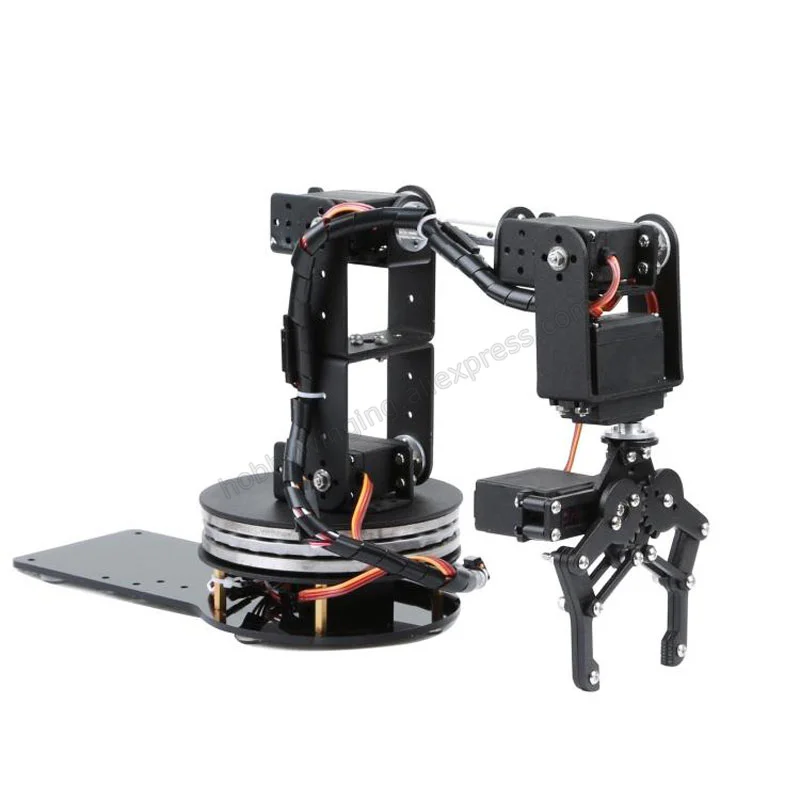 6DOF Rotating Base Robot Arm Bracket with DS3115 Servos Metal Manipulator Mechanical Clamp Claw Kit Arduino Robotic Education 6DOF Rotating Base Robot Arm Bracket with DS3115 Servos Metal Manipulator Mechanical Clamp Claw Kit Arduino Robotic Education