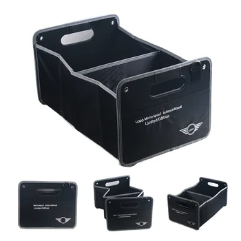 

Car Organizer Trunk Box Multi-Pocket Universal Adjustable Folding Storage High Capacity Trunk Stowing For BMW MINI Cooper