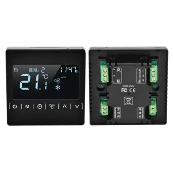 

2 in 1 Fan Coil Thermostat Touch Intelligent Digital Display Thermostat