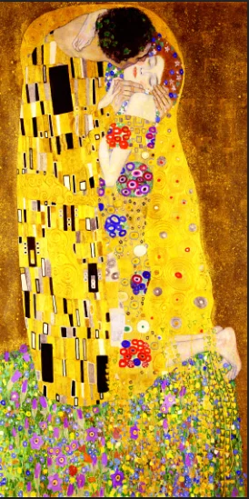 Классический художественный Густав Климт поцелуй абстрактная картина маслом на холсте печать плакат современное оформление стены картины для гостиной куадро