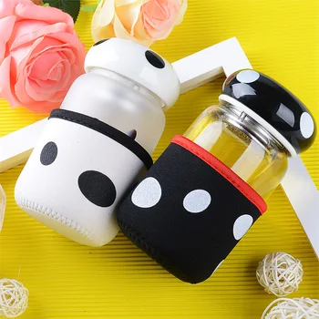 

Color Portable Water Bottle Sport Running Outdoor Drinkware Water Glass Mug Copos De Vidro Cheap Glass Cups Glazen Jar W