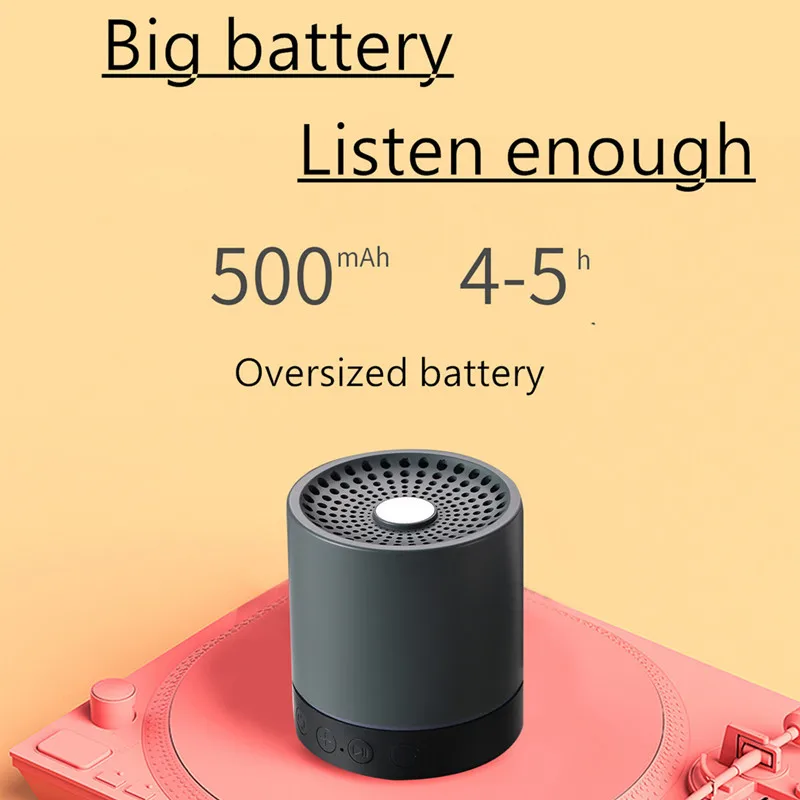 Bluetooth динамик сотовый телефон сабвуфер мини портативный стальной беспроводной s