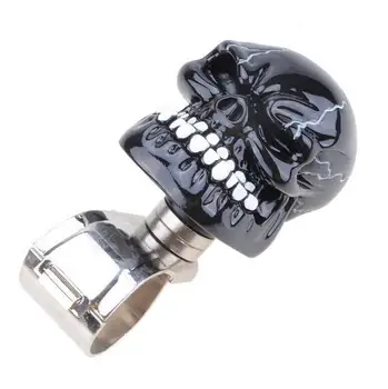 

Universal Steering Wheel Spinner Knob Adjustable Skull Head Hand Control Ball Auto Spinner Knob Auxiliary Booster