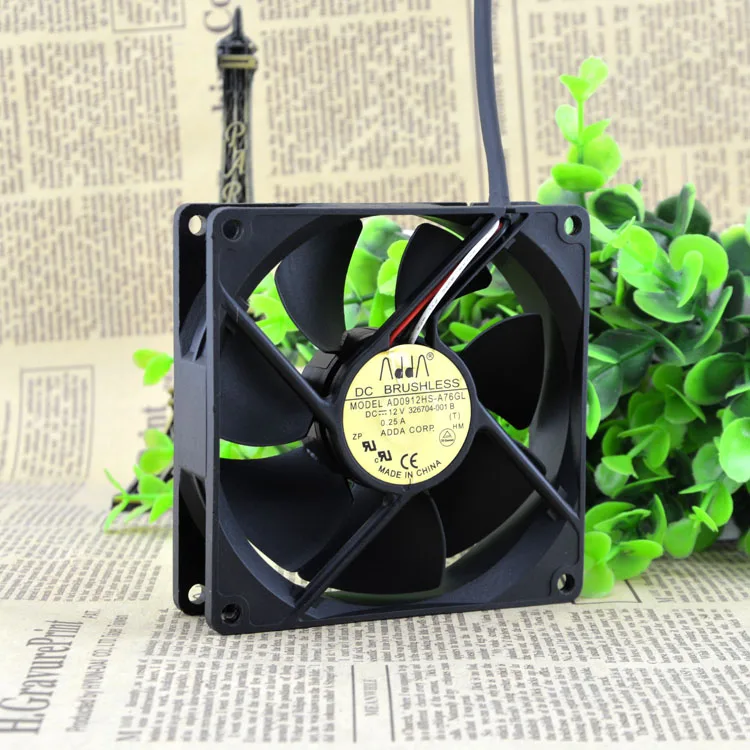 9025 9 см/12 V 0.25A 3 AD0912HS-A76GL защиты электродвигателя Вентилятор охлаждения