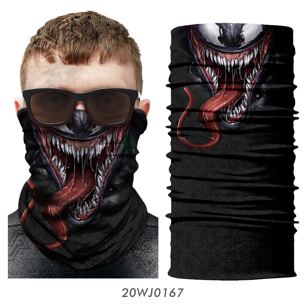 Новое поступление, 3D Волшебная бандана, ядовитые баффы для шеи, мотоциклетная маска для лица, для бега, велоспорта, повязка на голову, для улицы, для пеших прогулок, шарфы, маски