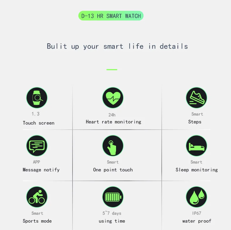  2019 Smart Watch Men Heart Rate Monitor Fitness Tracker Waterproof Touch Screen Smartwatch Women Wa - 4000321146542