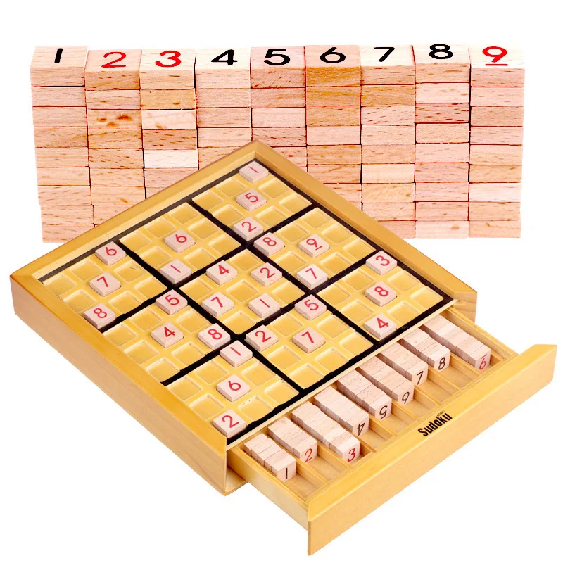Ящик-тип Sudoku Rb59 Образовательные Детские игрушечные шахматы интеллект для взрослых настольная игра памяти