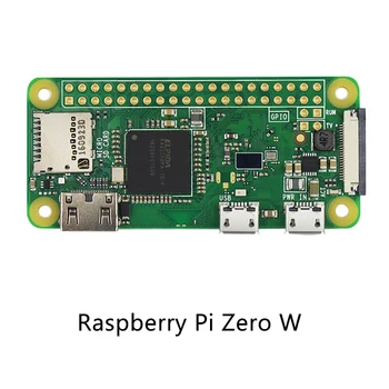 Raspberry Pi Zero W BCM2835. WiFi + Bluetooth + GPIO + Connecteur caméra MIPI CSI 2 Carte d'origine Raspberry Pi Zero W 1GHz CPU 512 mo de RAM...