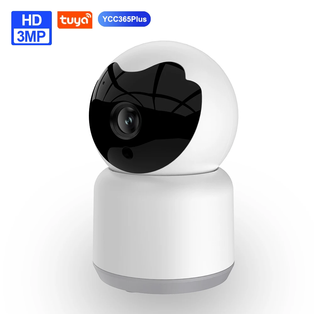 Tuya IP Camera 3MP 1296P HD Video Surveillance Night Vision Smart Auto Tracking Two Way Audio Home Security YCC365 | Безопасность и