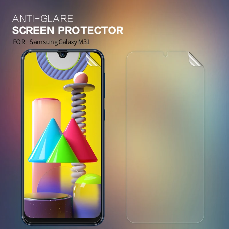 

For Samsung Galaxy M31 Anti-glare Screen Protector Matte Anti-fingerprint Protective Film NILLKIN Soft PC Matte Film