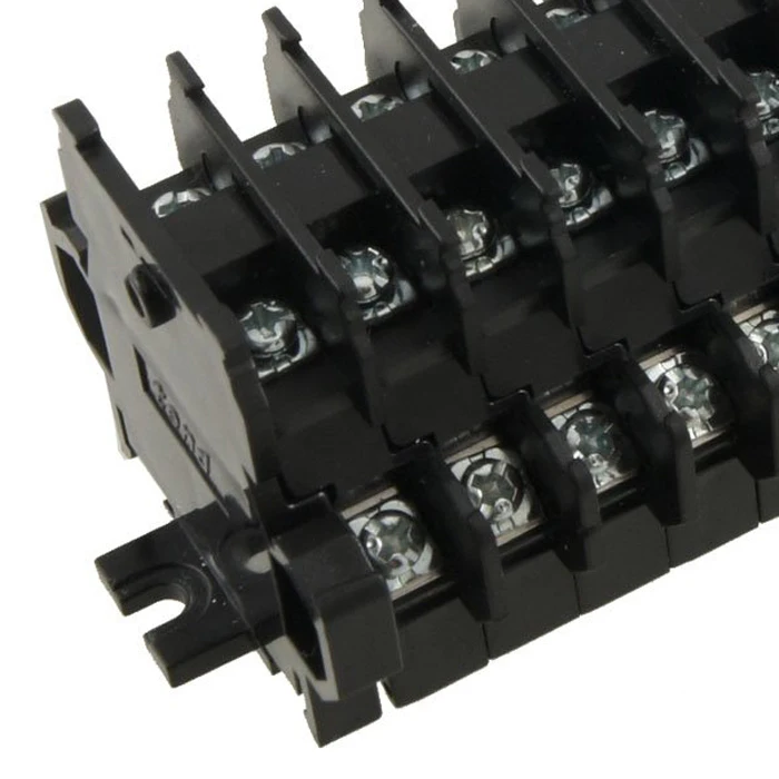 600V 10A 10 позиций двуспальная уровень Винтовые клеммы Газа