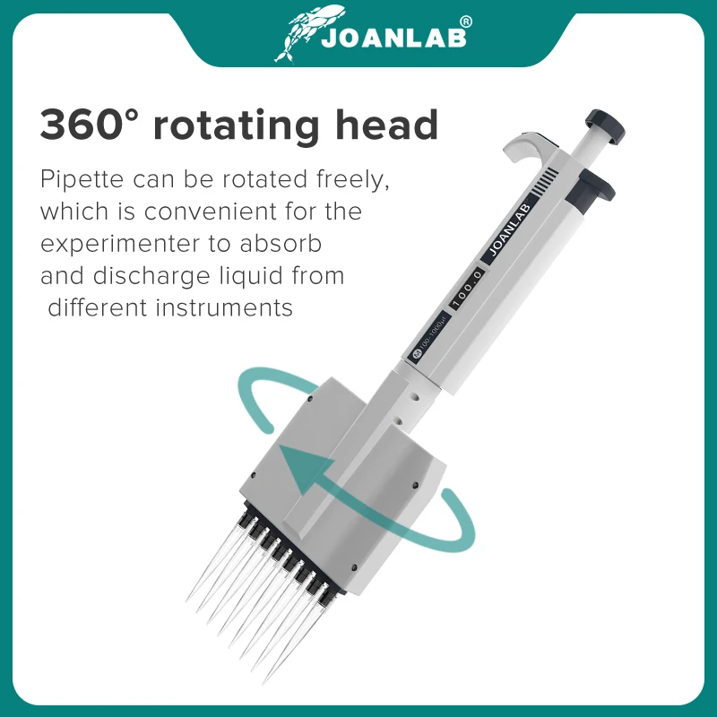 Официальный магазин JOANLAB Многоканальная пипетка лабораторное оборудование