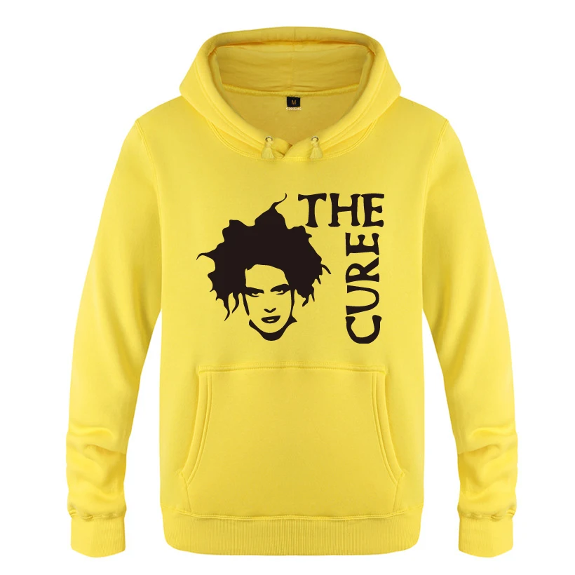 HUAY HET Robert Smith The Cure Rock толстовки мужские мужские с капюшоном флисовый пуловер толстовки - Цвет: HUAY HET