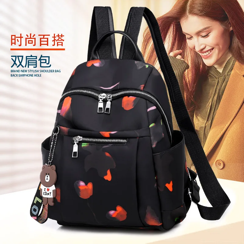 

Backpack Bag Women's Korean-style 2019 New Style Women's Bag Backpack Leisure Bag School Bag Student Large Capacity Travel Bag