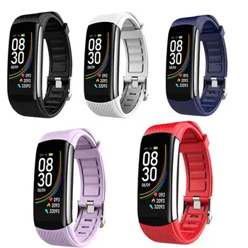 

Body Temperature Smart Bracelet Watch IP67 Waterproof Heart Rate Monitor Smartband Wristband Fitness Health Tracker