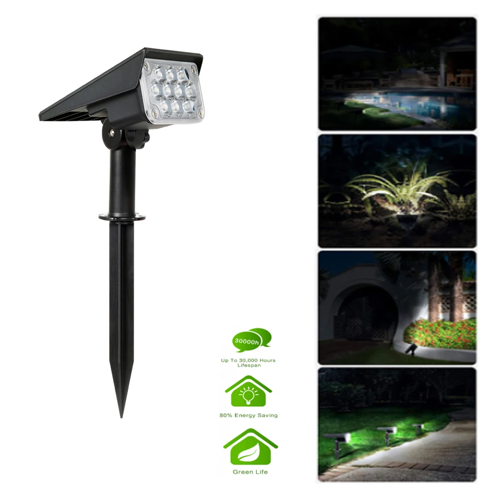 

solar 20LED Adjustable light outdoor waterproof IP65 Super Bright Landscape Wall Light Solar Spotlight Solar Garden Light