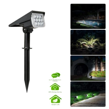 

solar 20LED Adjustable light outdoor waterproof IP65 Super Bright Landscape Wall Light Solar Spotlight Solar Garden Light