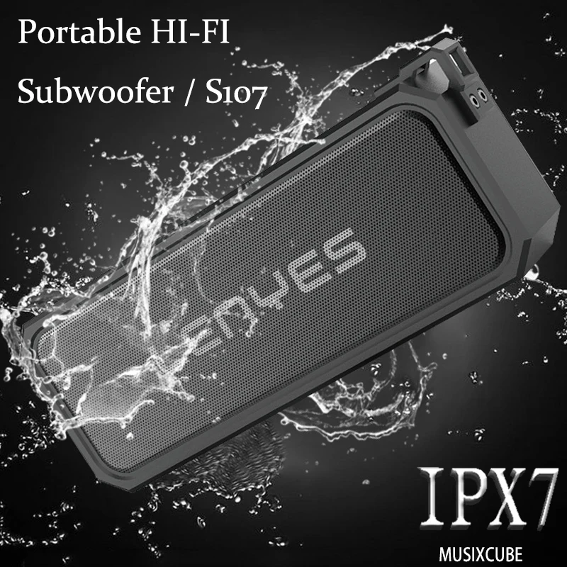 TWS 20 Вт беспроводной Bluetooth динамик IPX7 водонепроницаемый динамик сабвуфер стерео портативный динамик музыкальный плеер Поддержка TF карты