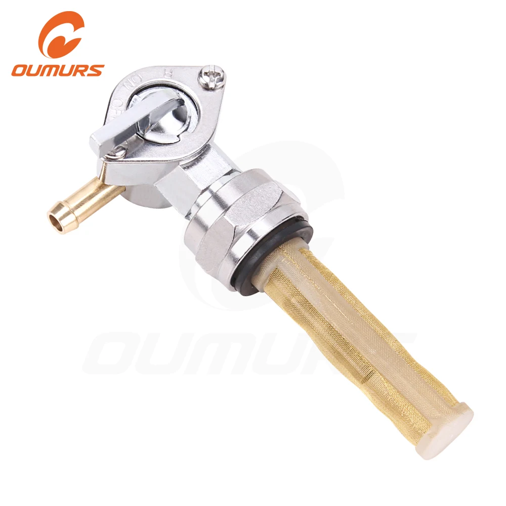 Fuel Valve Petcock Straight For Harley Sportster Big Twin 1975-Up 13//16/" Bung