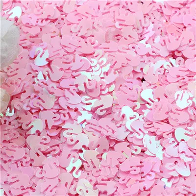 ab pink 4 мм Лебедь пайетками свободные блестки для рукоделий 6 мм блестящие конфетти художественное оформление ногтей блесток DIY Швейные аксессуары 20 г - Цвет: ab pink