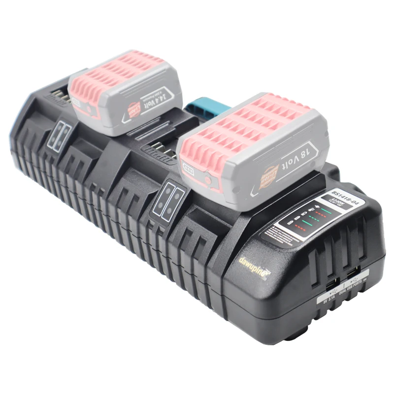 For BOSCH 14.4V 18V Li-ion Charger Rapid Optimum 4-Port 3A Charging Current Repl