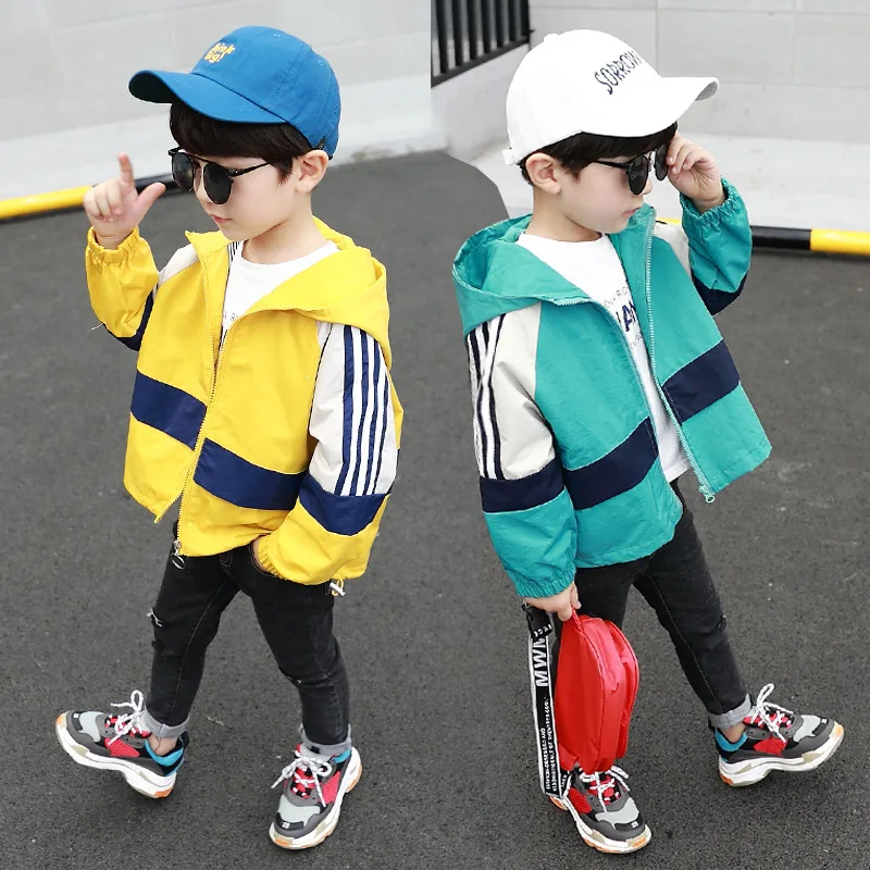 

BOY'S Coat 2020 New Style Western Style Male Baby Spring Clothing Trench Coat Korean-style Small CHILDREN'S Thick Handsome CHILD