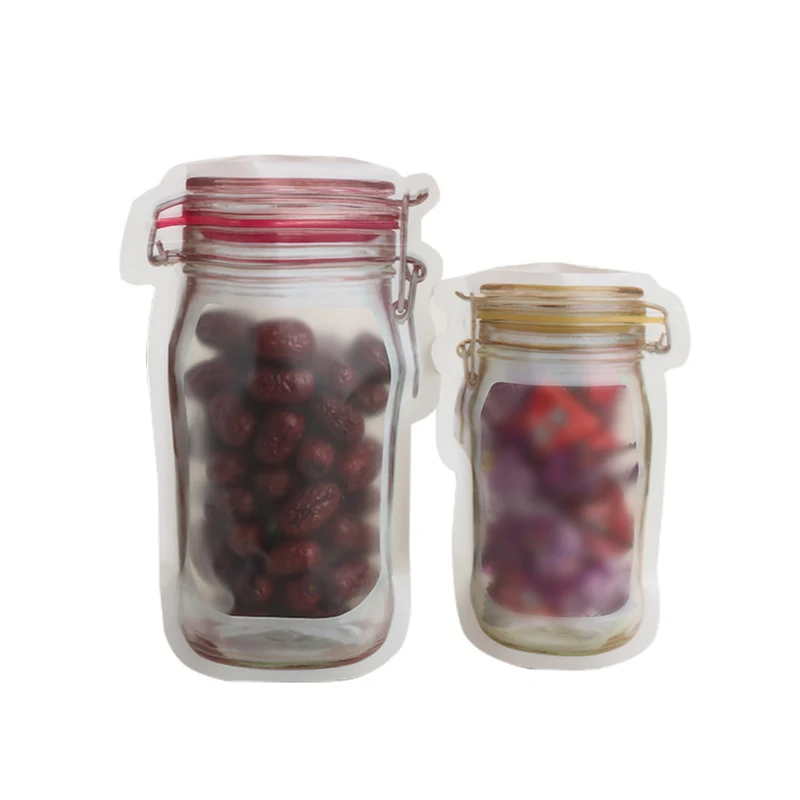 12 шт. Ziplock мешки герметичные многоразовые сумки закуски Еда Saver Чехлы смешанные Размеры сумок с застежкой-молнией для Еда или закуски