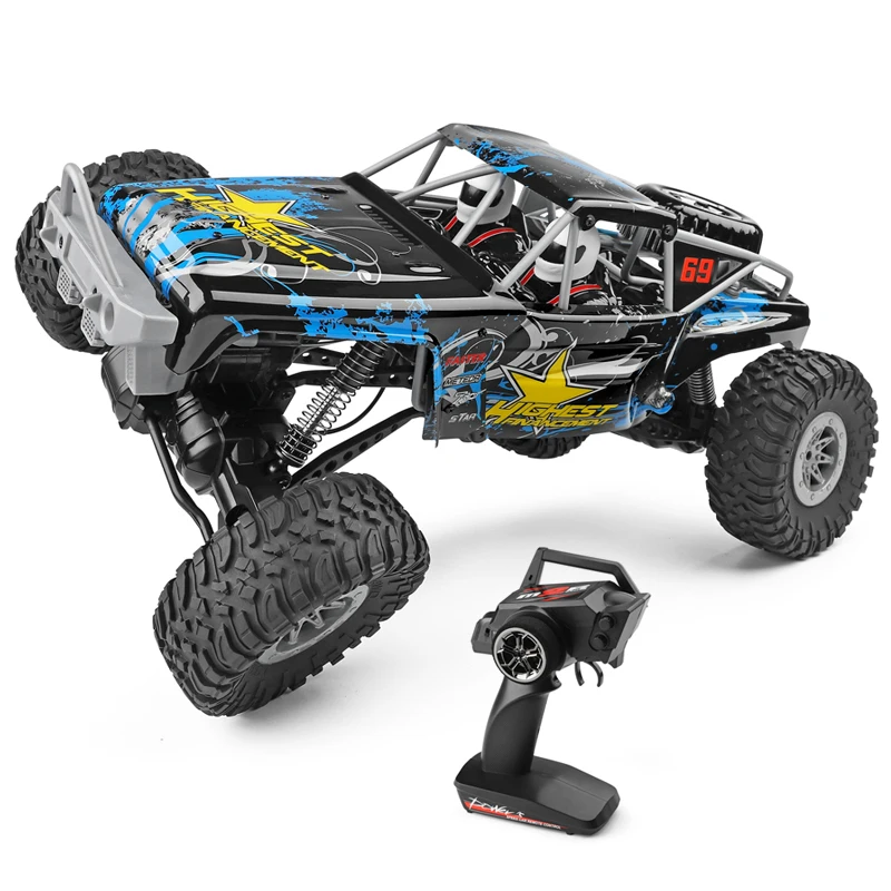 

High Chassis Off-Road Truck 2.4G 1/10 280 Motor 4WD Double Bridge Independent Suspension Wireless Control RC Rock Crawler Truck