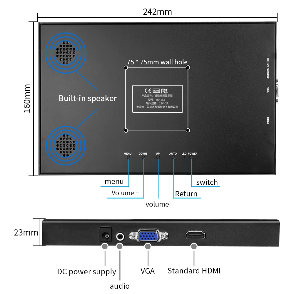 HD 1080P IPS LCD ޴ , PS3, PS4, XBOx360, VGA, HDMI ȣȯ Ʈ ǻ, ӿ , PC, 10.1 ġ, 11.6 ġ, ǰ