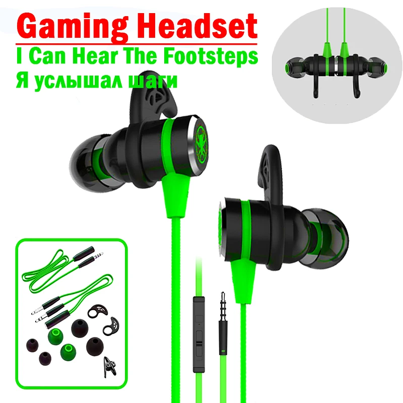 In Ear Earphones Earbuds Bass Stereo Headset Music With Mic For Phone PC With Microphone Handsfree Gaming Wired Sport Headsets