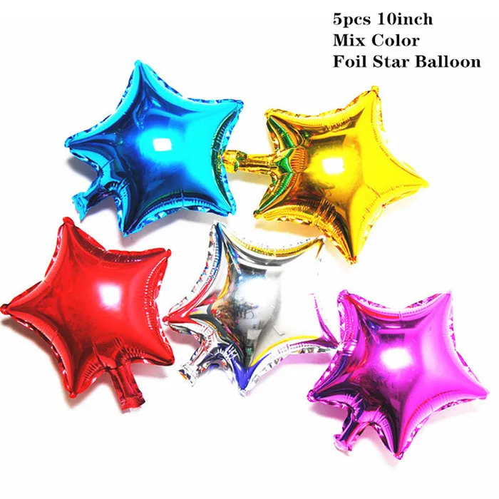 Подставка для воздушных шаров 40 день рождения украшения дети Globos взрослых Balony Anniversaire Baloon Baby Shower розовое золото горячий воздушный шар - Цвет: 5pcs-K2-S8-10inch