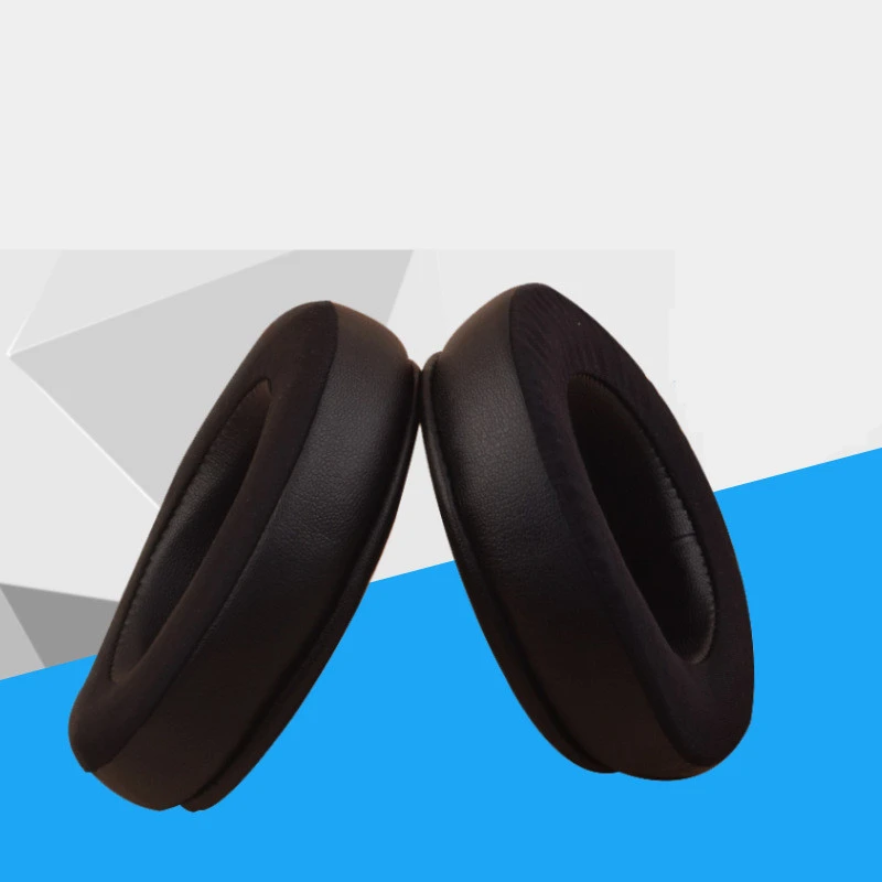 1 Pair Leather Earpads Soft Foam Ear Cover For Razer Nari THX Headphones Ear Pads Cushion Soft Leather Memory Foam Black Ew 