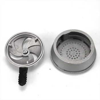 

Hot Sale Metal Material Crescent Shape Hole Single Handle Accessories Windproof Tobacoo Hookah Shisha Charcoal Holder